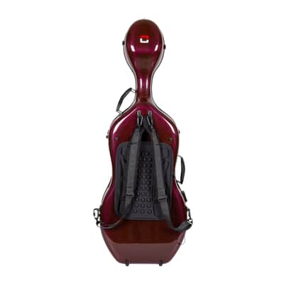 Crossrock 100% Carbon Fiber Case fits 4/4 Full-Size Cello, 7 Lb Lightweight image 2