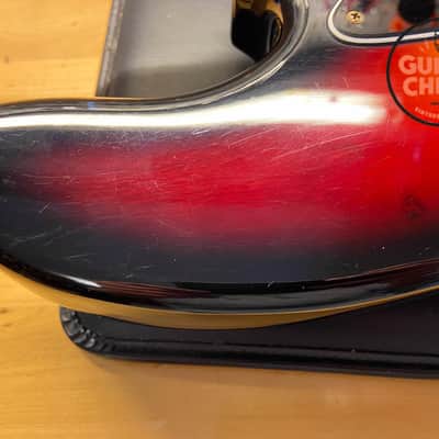 1997 Fender Japan JB75-90US '75 Reissue Jazz Bass – 3-Tone Sunburst | CIJ | USA Pickups | Rosewood Board image 9