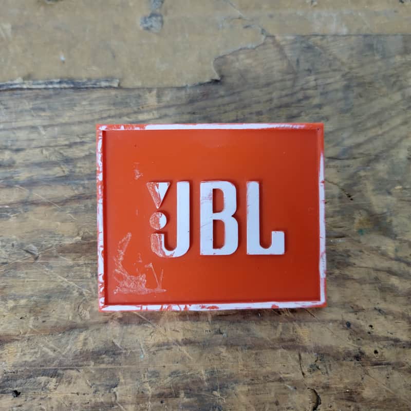 jbl 4301 paire de logo Front panel Labels ( logo 2Pcs ) aluminium vintage