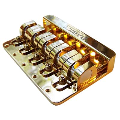 Babicz FCH-5 Bass Bridge, Original Series, 5 Hole Mount - Gold---gold image 1