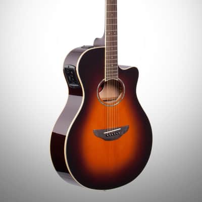 Yamaha APX-600 Acoustic-Electric Guitar, Old Violin Sunburst image 3