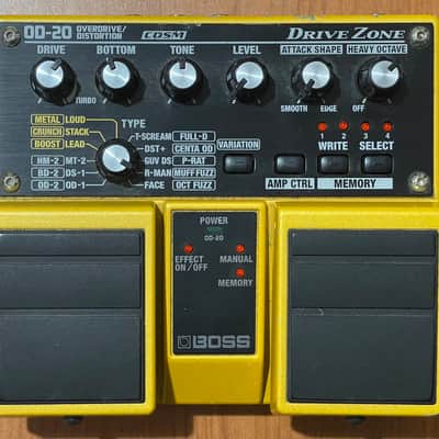 Boss OD-20 Drive Zone Effetto Overdrive e Distorsore per chitarra image 2