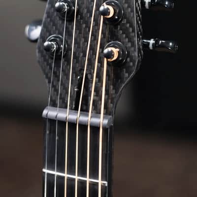 KLOS Acoustic Travel Guitar Left-Handed with Gig Bag image 6