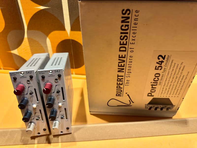 PAIRE de Rupert Neve Designs Portico 542 500 Series Tape Emulator Module (x2) image 1