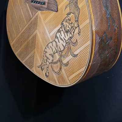 Blueberry NEW IN STOCK Handmade Acoustic Guitar Dreadnought Tiger image 8