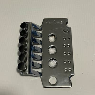2000's Japan Jackson Licensed JT-580 Floyd Rose Tremolo Bridge Chrome Base Plate image 1