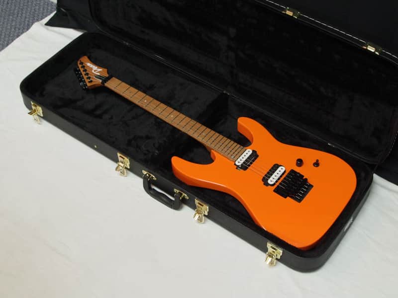 Dean Modern 24 Floyd electric guitar Roasted Maple Vintage Orange w/ Hard CASE image 1