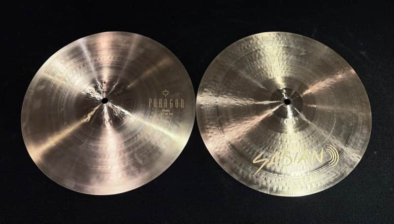 Sabian Neil Peart Paragon 14 in. Hi Hat Pair Trad Finish 967g T 1391g B image 1