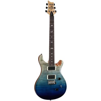 PRS Paul Reed Smith SE Custom 24 Limited Edition Electric Guitar (with Gig Bag), Blue Fade image 2