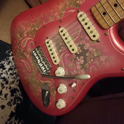 Fender Stratocaster 1985 made in Japan. All original. Paisley Pink. The Pink Panther. image 1