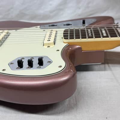 Fender 50th Anniversary Jaguar Guitar with Case 2012 - Burgundy Mist Metallic / Rosewood fingerboard image 15
