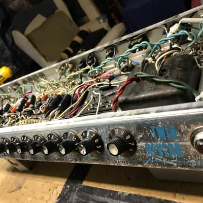 Fender Pro Reverb Vintage Silverface Guitar Amp chassis image 1