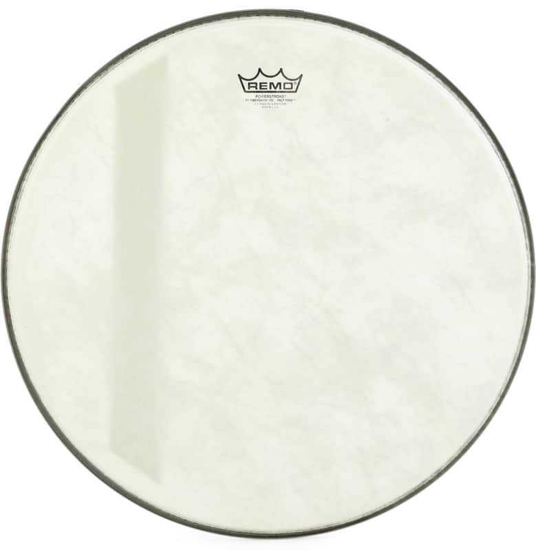 Remo Powerstroke P3 Felt Tone Fiberskyn Diplomat Bass Drumhead - 20 inch (2-pack) Bundle image 1