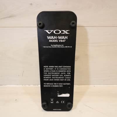 Vox V847 Wah 1994 - 2006 - Black / Chrome image 6