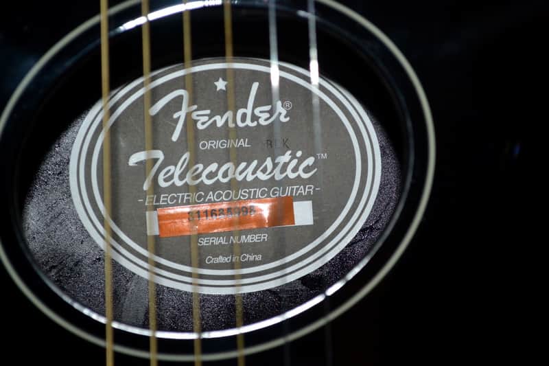 Fender Telecoustic Standard Acoustic Electric, Fishman Electronics