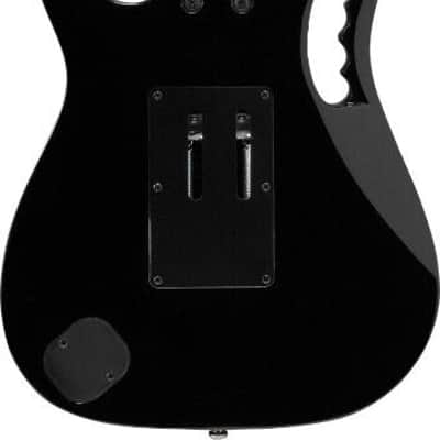 Ibanez JEMJR-BK Steve Vai Signature with Jatoba Fretboard 2022 - Present - Black image 5
