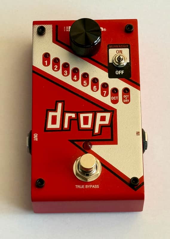DigiTech Drop Compact Polyphonic Pitch-Shifter 2010s - Red image 1
