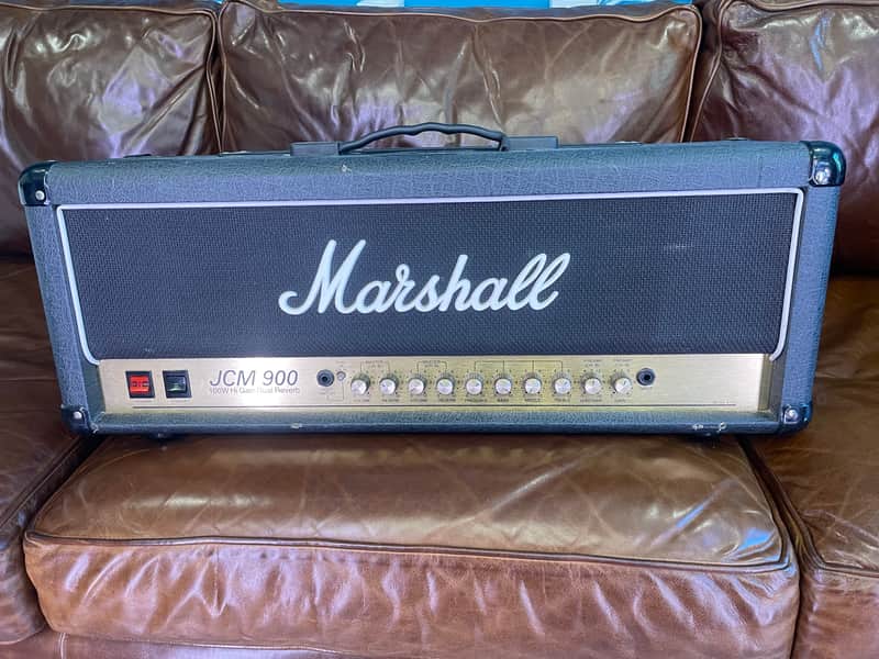 Marshall JCM 900 Model 4100 Hi Gain Dual Reverb 2-Channel 100-Watt Guitar Amp Head 1990s Black image 1