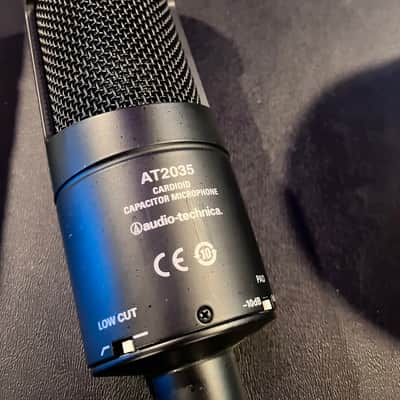 Audio-Technica AT2035 Large Diaphragm Cardioid Condenser Microphone 2010s - Black image 3