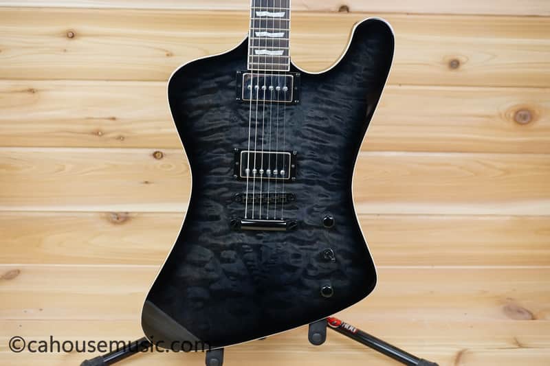 ESP LTD Phoenix-1000 QM - See Thru Black Sunburst image 1