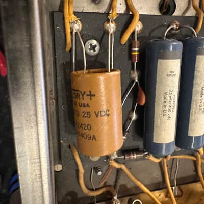 Fender Bassman 6G6-B Brownface 50-Watt 2x12" Piggyback Guitar Amp 1963 - 1964 - Blonde image 8
