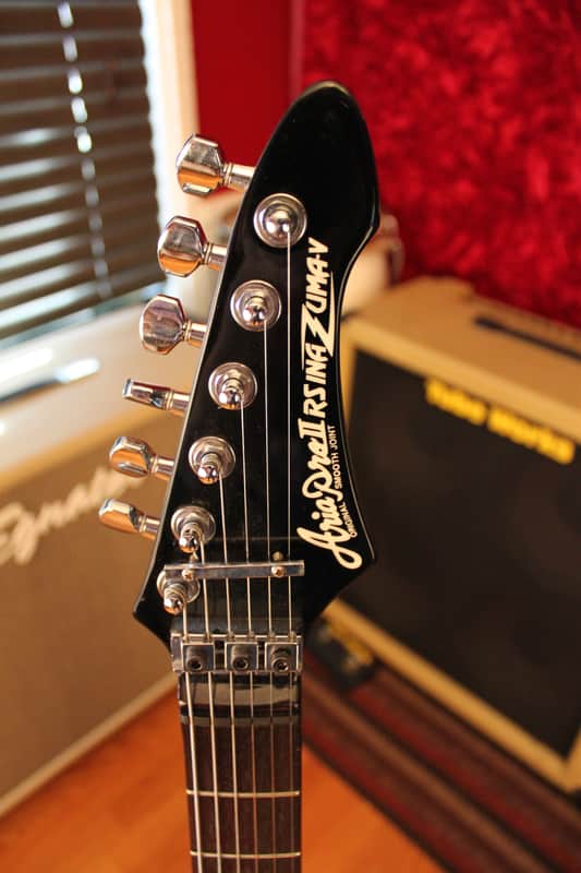 1984 Aria Pro II RS Inazuma V in Zebra Stripe | Reverb