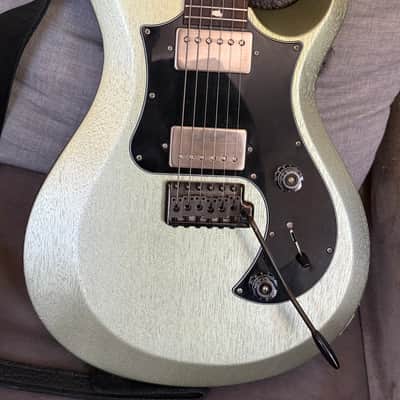 PRS S2 Standard 24 Satin 2026 - Mavis Mint 7.1lbs Mannmade USA Bridge Brass Plate, Saddles and Block just like Core models image 2
