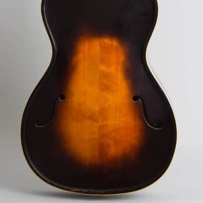 Vivi-Tone  Acousti-Guitar Acoustic Guitar (1936), ser. #587, original black chipboard case. image 4