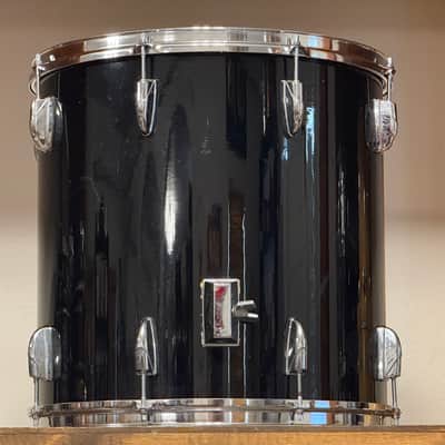 1986 Yamaha 8000 Tour Custom Piano Black Lacquer 12/13/16/22 Drum Kit image 12