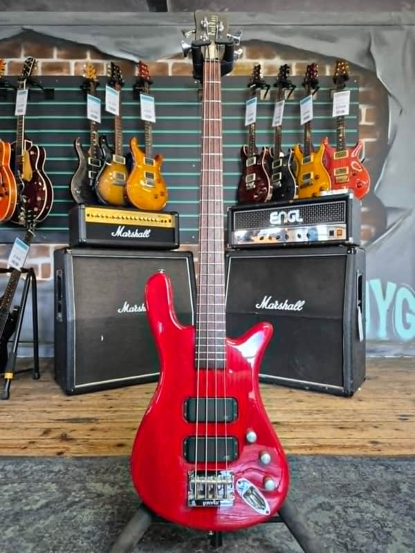 Warwick Rockbass Streamer Standard Trans Red 2002 Electric Bass image 1