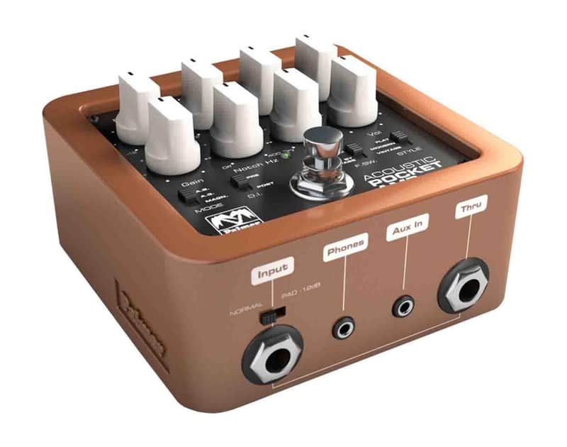 Palmer POCKET AMP ACOUSTIC Portable Preamp for Acoustic String Instruments image 1