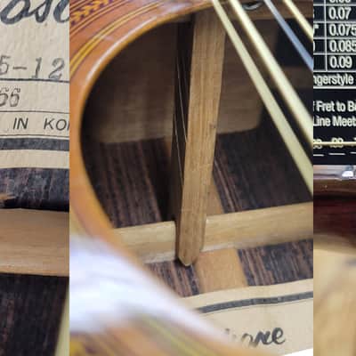 Used AS/IS Epiphone PR-715-12 Antique Sunburst 12-String Acoustic Guitar - Fair Condition image 12
