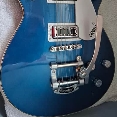 Gretsch G5232T Electromatic Double Jet FT 2022 - Present - Fairline Blue Gretsch Hardcase image 1