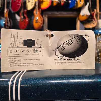 Swart Space Tone Atomic Jr 5-Watt Guitar Amp Head 2017 - Present - Blue Sparkle image 12