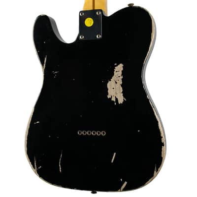Fender Todd Krause Masterbuilt 'Double Vision' Esquire Black Relic Black Relic image 5