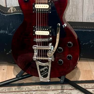 Sweet 2013 Gibson Les Paul Studio Deluxe II Wine Red, Upgraded Bigsby OHSC image 18