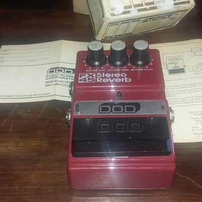 DOD FX45 Stereo Reverb, 1985 analog  BBD reverb image 4