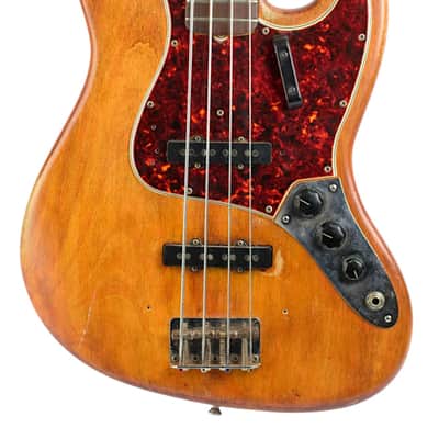 1964 Fender Jazz Bass Refin Natural w/Brazilian Fingerboard #L28172 image 3