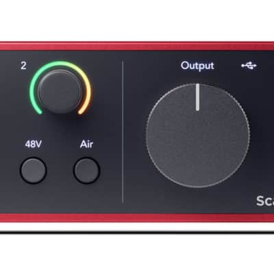 Focusrite Scarlett Solo 4th Gen Studio Recording USB Audio Interface+Software image 2