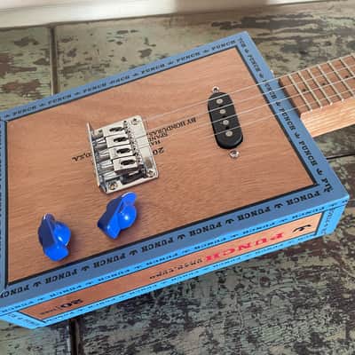 Taconic #232 4 String Electric Cigar Box Mandolin - Punch Gran Puro Toro - Video image 1