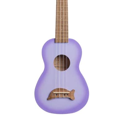 Kala MK-SD Makala Dolphin Soprano Ukulele - Purple Burst image 1