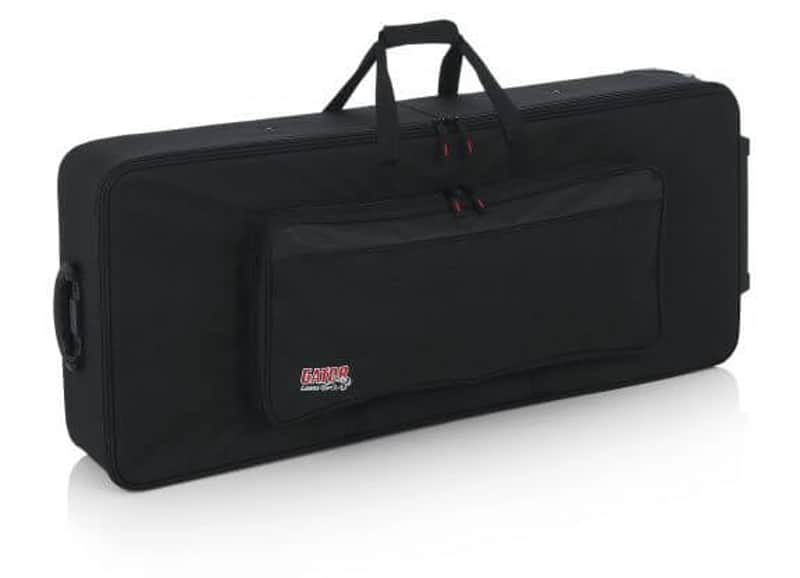 Gator Rigid EPS Foam Lightweight Case w/ Wheels for 61-Note Keyboards GK-61 image 1