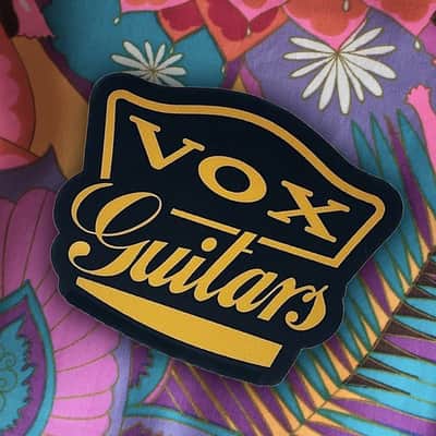VOX GUITARS STICKER INSANELY RARE LIMITED EDITION GUITAR CASE CANDY BUMPER STICKER DECAL FREE SHIPPING! image 2