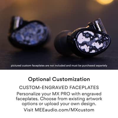 MEE Professional MX3 PRO Customizable Noise-Isolating Universal-Fit Modular Musician’s IEM (Smoke) image 6
