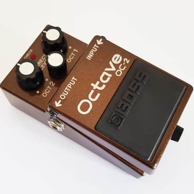 Boss OC-2 Octave Vintage Effects Pedal - Brown image 3
