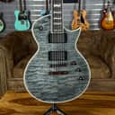 ESP LTD EC-401 QM See Thru Black Satin - 3,292 kg - SN# W22121275 - NEW