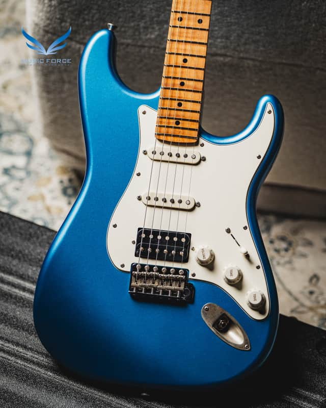 Xotic USA California Classic XSC Pro-2 SSH Light Aging-Lake Placid Blue w/Roasted Flame Maple Neck & FB image 1