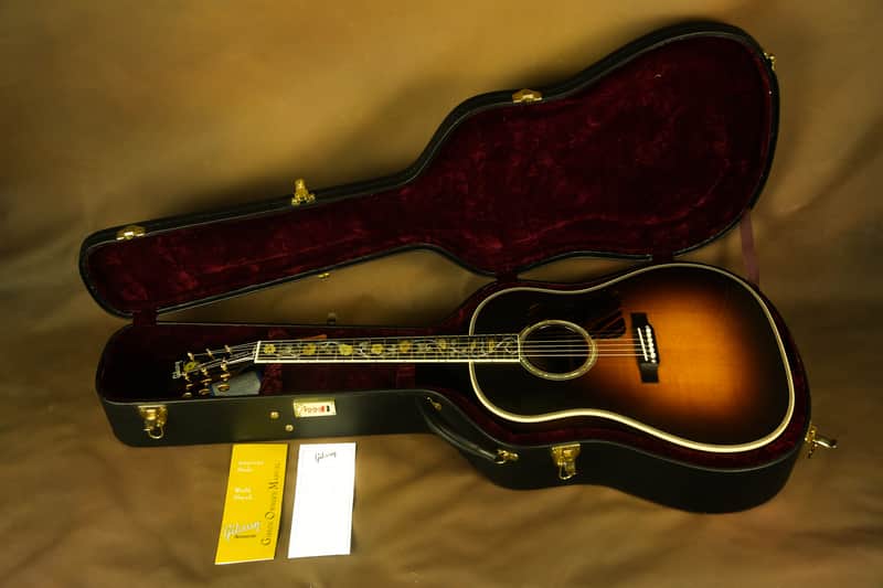2012 Gibson J-45 Rose Vine Rare Inlay Custom Acoustic Guitar | Reverb