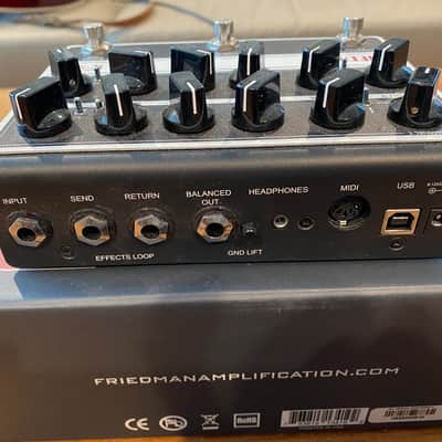 Friedman IR-D Dual Tube Preamp 2024 - Present - Black / Silver image 3