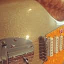 2011 DiPinto Galaxie 4 (IV) - With Case - Silver Sparkle with Gold Pearl Pickguard